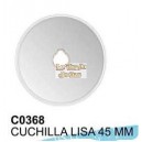 Cuchilla lisa para cutter 45 mm 