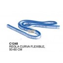 Regla curva flexible 50-60 cm